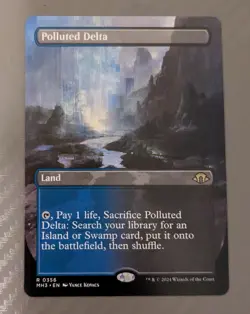 MtG Modern Horizons 3 Borderless Polluted Delta 356 NM - Image 1