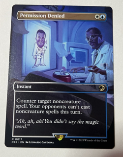 Permission Denied (Borderless) - Universes Beyond: Jurassic World (Near Mint) - Image 1