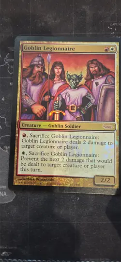 MtG Goblin Legionnaire FOIL Promo - Image 1