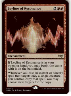Leyline of Resonance Duskmourn: House of Horror Foil MTG - Image 1