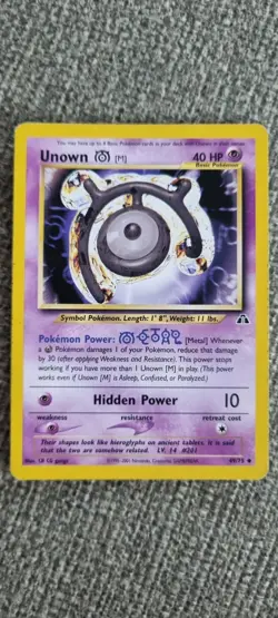 Unown [M] - Pokemon TCG - MP - Uncommon - Neo Discovery 49/75 - Image 1