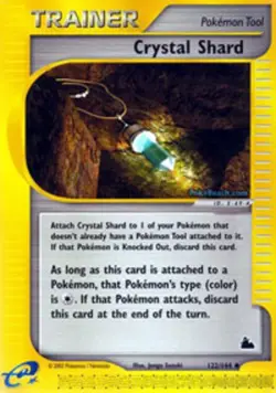 Moderately Played, English Pokemon Regular Crystal Shard - 122/144 - Uncommon Sk - Image 1