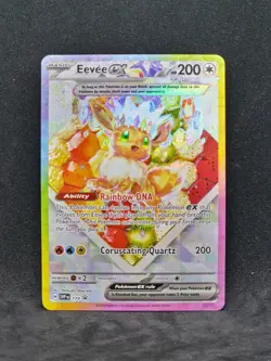 Pokemon Prismatic Evolutions Black Star Promo Eevee EX No.174 (NM) - Image 1