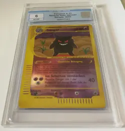 Pokemon Karte 13/165 Gengar Reverse Holo Rare (Expedition 2002) EGS 6 (PSA BGS) - Image 2