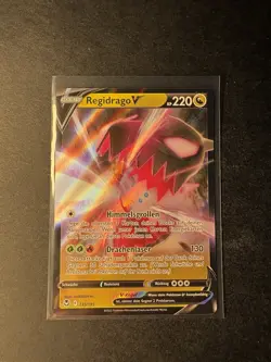 Regidrago V 135/195 Silberne Sturmwinde Deutsch NM Pokemon - Image 1