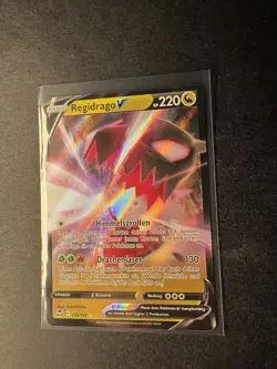 Regidrago V 135/195 Silberne Sturmwinde Deutsch NM Pokemon - Image 2
