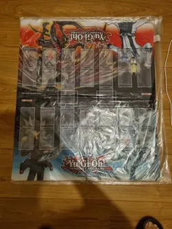 YUGIOH 5DS 2 PLAYER DOUBLE PLAYMAT STARDUST DRAGON RED DRAGON ARCHFIEND SEALED - Image 1