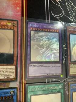 Yugioh Ghost Rare NM Collection Blue Eyes Dragon , Cyber Dragon , Winged Dragon - Image 2