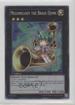 Melomelody the Brass Djinn 1st Ed. YuGiOh Starter Deck 12: XYZ Symphony - Image 1