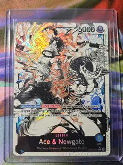 Ace & Newgate L ST22-001 One Piece Card Game Starter Deck Parallel - NM - EN - Image 1