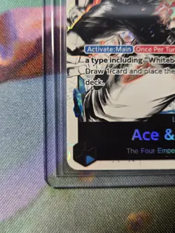 Ace & Newgate L ST22-001 One Piece Card Game Starter Deck Parallel - NM - EN - Image 4