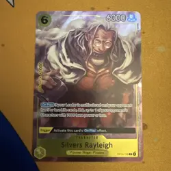 Silvers Rayleigh OP14-108 The Azure Sea's Seven ENGLISH OP14 One Piece FULL ART - Image 1