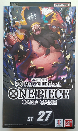 One Piece ST-27 Starter Deck: Marshall D Teach - Bandai English Ed. - New - Image 1