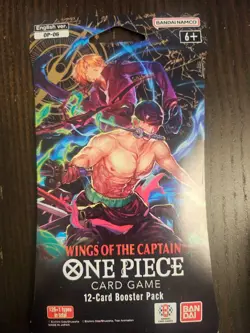 One Piece Wings of the Captain Card Game 12-Card Booster Blister Pack - Image 1