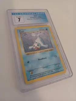 Pokemon TCG 1999 Base Set Seel Shadowless 41/102 CGC 7 Graded Card - Image 1