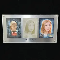 2004 Inkworks Buffy The Vampire Slayer #70 YELLOW FRONT Card Printing Plate - Image 1