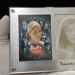 2004 Inkworks Buffy The Vampire Slayer #70 YELLOW FRONT Card Printing Plate - Image 2