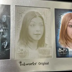 2004 Inkworks Buffy The Vampire Slayer #70 YELLOW FRONT Card Printing Plate - Image 3