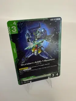 Gundam Card Game Dual Impact Gundam AGE-1 Spallow GD02-023 Rare Foil NM - Image 1