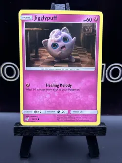 Jigglypuff Detective Pikachu Set 14/18 Holo Pokemon Card Tcg NM 2019 - Image 2