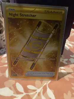 Pokemon TCG Night Stretcher Gold Hyper Rare Card 251/191 Surging Sparks - Image 1