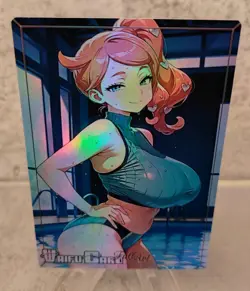 Sonia Trading Card Waifu Goddess Story Anime Girl holo Karte Manga Full Art - Image 1