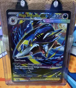 Mega Sharpedo Ex SIR 127/094 Phantasmal Flames Holo Mint Condition + Free Cards - Image 1