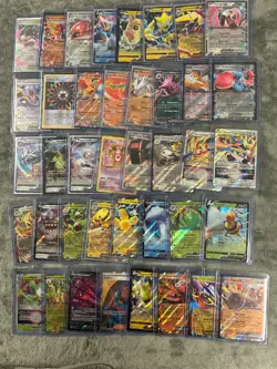 Lot Of 40 Random English EX, IR, V, etc. Pokemon Cards From Various Sets #4 - Image 1