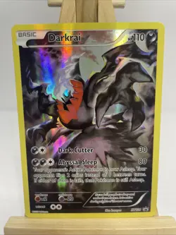 2016 Pokemon TCG Darkrai Holo Full Art Black Star Promo Card XY114 LP - Image 1