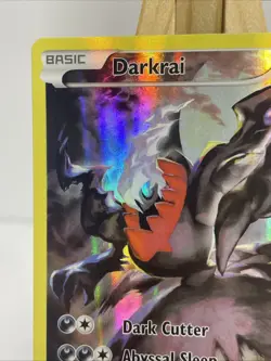 2016 Pokemon TCG Darkrai Holo Full Art Black Star Promo Card XY114 LP - Image 2