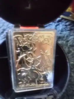 3 Pokemon 24kt Plated Cards with cert and Boxes - Image 4