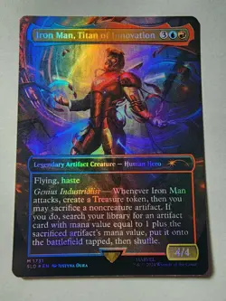 Iron Man, Titan of Innovation (Rainbow Foil) Secret Lair Drop Foil - Image 1