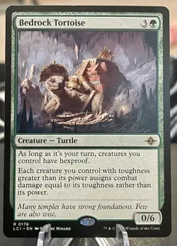 MTG Bedrock Tortoise The Lost Caverns of Ixalan 0176 Regular Rare - Image 1