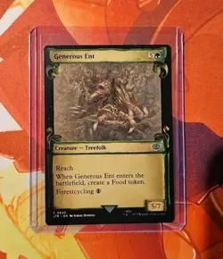 Generous Ent (Showcase Scrolls) Universes Beyond: the Lord of the Rings MTG 0620 - Image 1