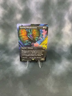 Spitting Dilophosaurus (Borderless) Universes Beyond: Jurassic Pikachu World... - Image 1