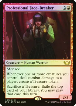 MTG FOIL Professional Face-Breaker - Streets of New Capenna #116 - Image 1