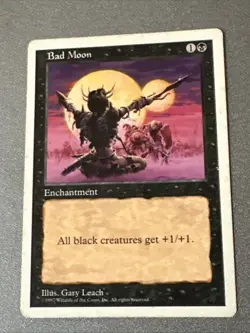 Bad Moon X1 5th Edition Played Condition See Pics Front/back - Image 1