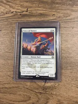 Voice Of Victory Magic: The Gathering Tarkir Dragonstorm NM/M Condition Unplayed - Image 1