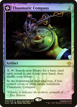 MTG FOIL Thaumatic Compass // Spires of Orazca - Ixalan #249 - Image 1