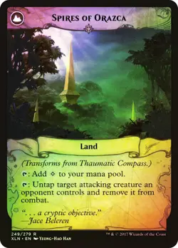 MTG FOIL Thaumatic Compass // Spires of Orazca - Ixalan #249 - Image 2