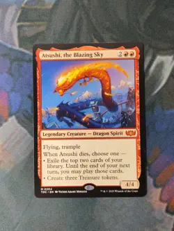 Atsushi, the Blazing Sky | 7% Off 2+ | Dragonstorm | NM | MTG - Image 1