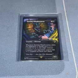 Spitting Dilophosaurus (Borderless) Universes Beyond: Jurassic World - Image 1