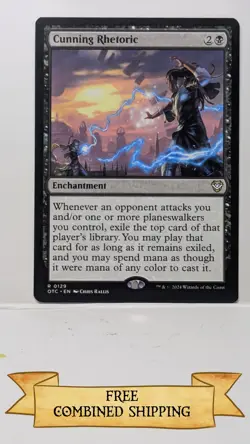 Cunning Rhetoric Commander: Outlaws of Thunder Junction Regular - Image 1