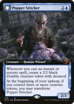 MTG Poppet Stitcher // Poppet Factory - Innistrad: Midnight Hunt #339 - Image 1