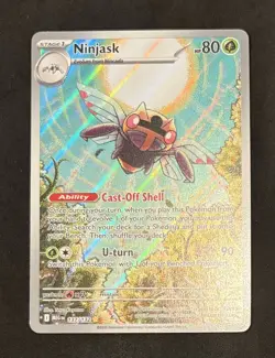Pokemon TCG - Mega Evolution - Ninjask #137/132 Illustration Rare - Near Mint - Image 1