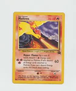 Pokemon TCG Moltres WOTC 2000 Black Star Promo 21 - Image 1