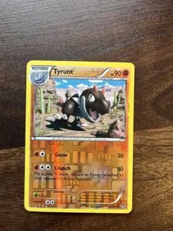 Pokemon Tyrunt 61/111 Reverse Holo Uncommon 90HP XY Furious Fists 2014 - Image 1