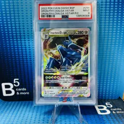 2022 POKEMON SWSH BLACK STAR PROMO #256 ORIGIN FORME DIALGA VSTAR PSA 9 - Image 1