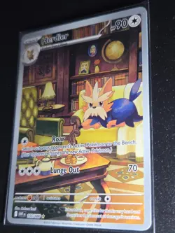 Pokemon White Flare Herdier Illustration Rare 155/086 - Image 1