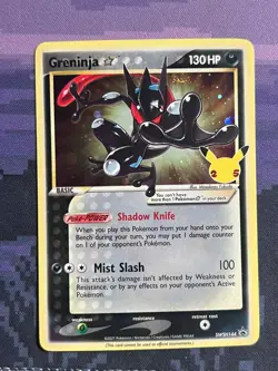 Greninja Star SWSH144 Pokemon SWSH Black Star Promo Card Near Mint NM 1 - Image 1